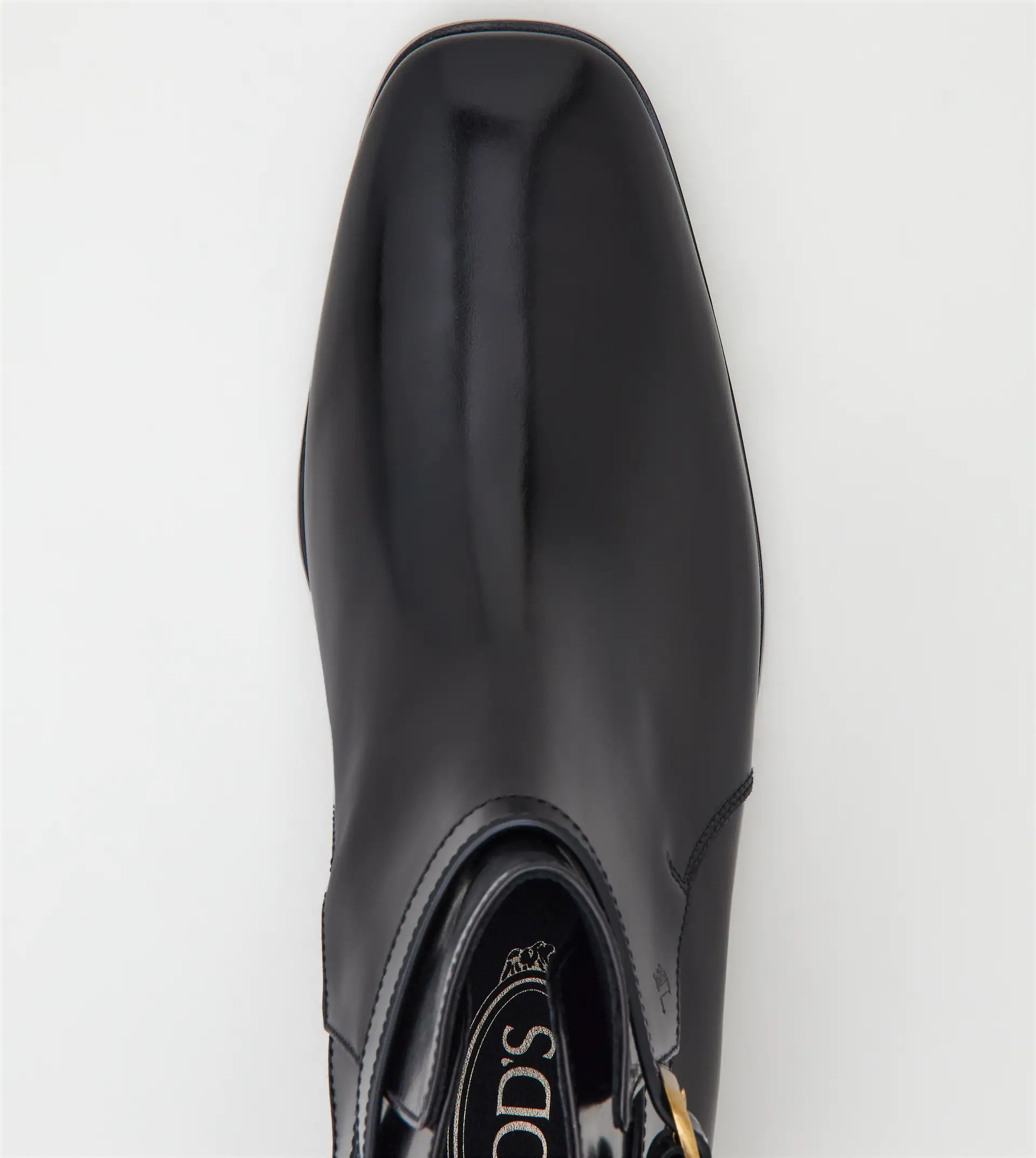 ANKLE BOOTS IN LEATHER - BLACK - 3