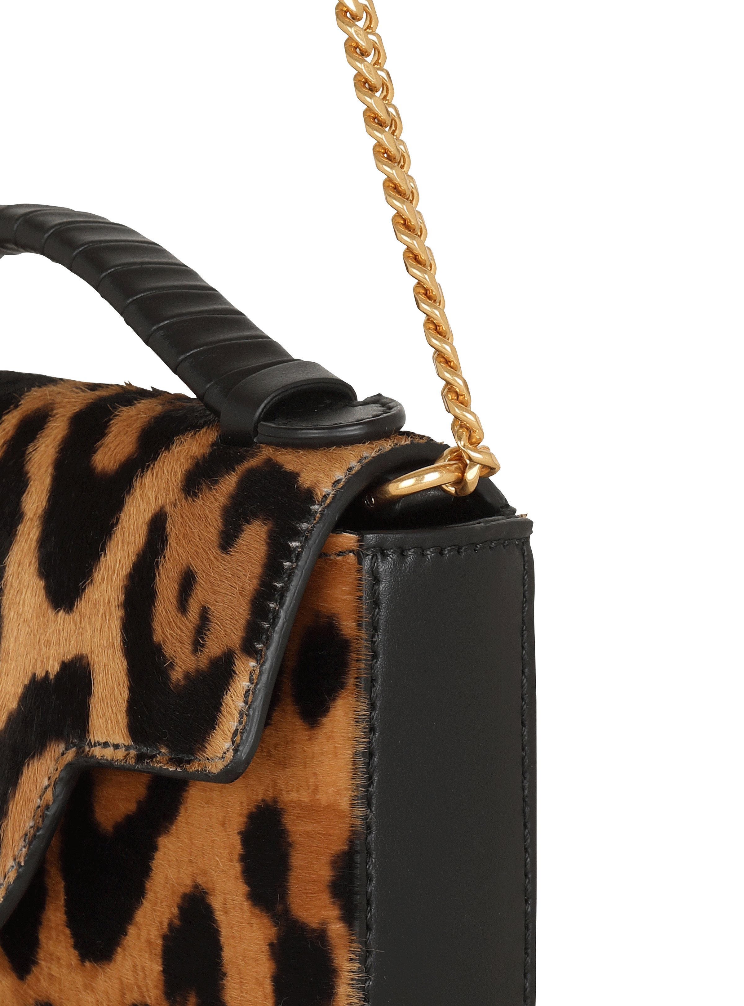 Leopard-effect B-Buzz mini bag - 6