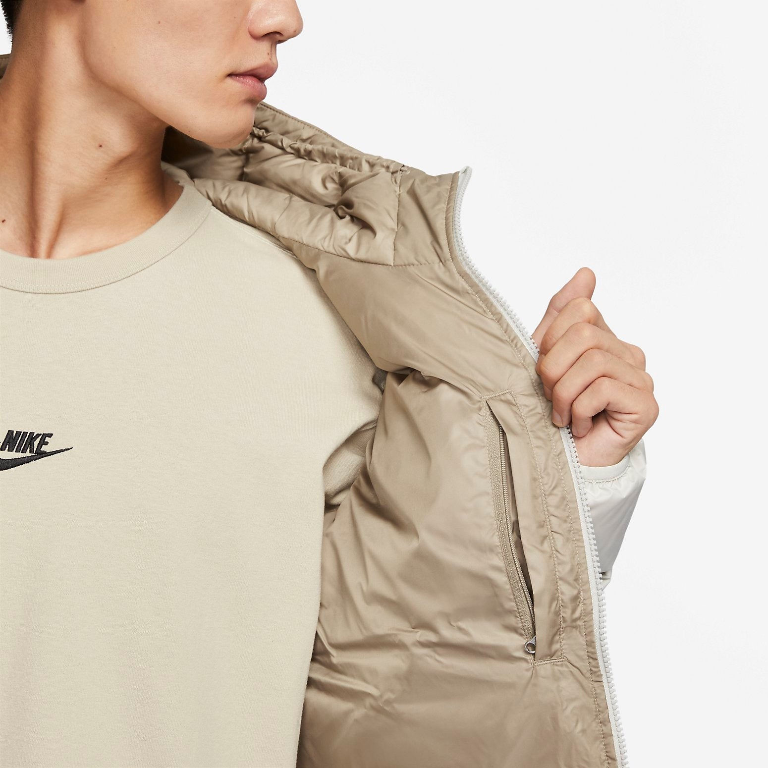 Nike Storm-FIT Hooded Puffer Jacket 'Khaki' FB8178-247 - 5