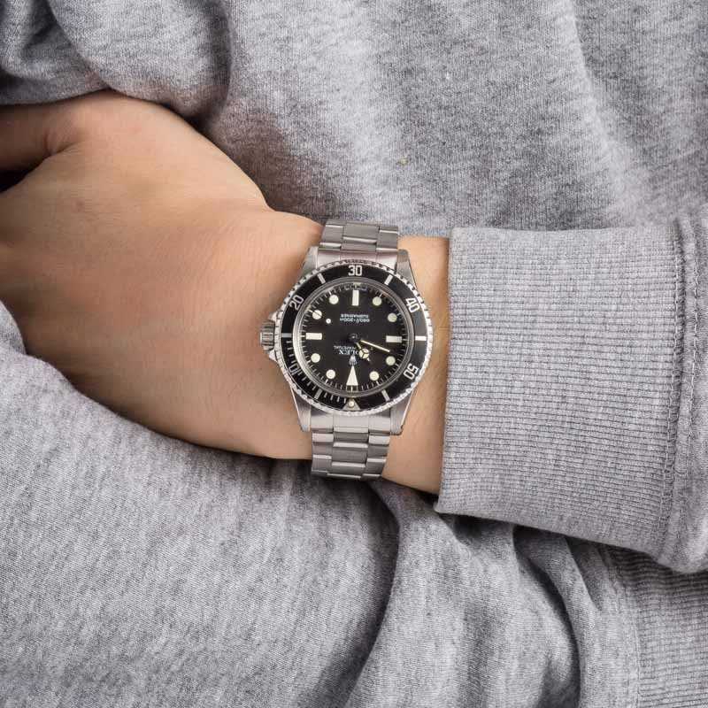 Vintage Rolex Submariner Ref 5513 Steel Oyster - 9