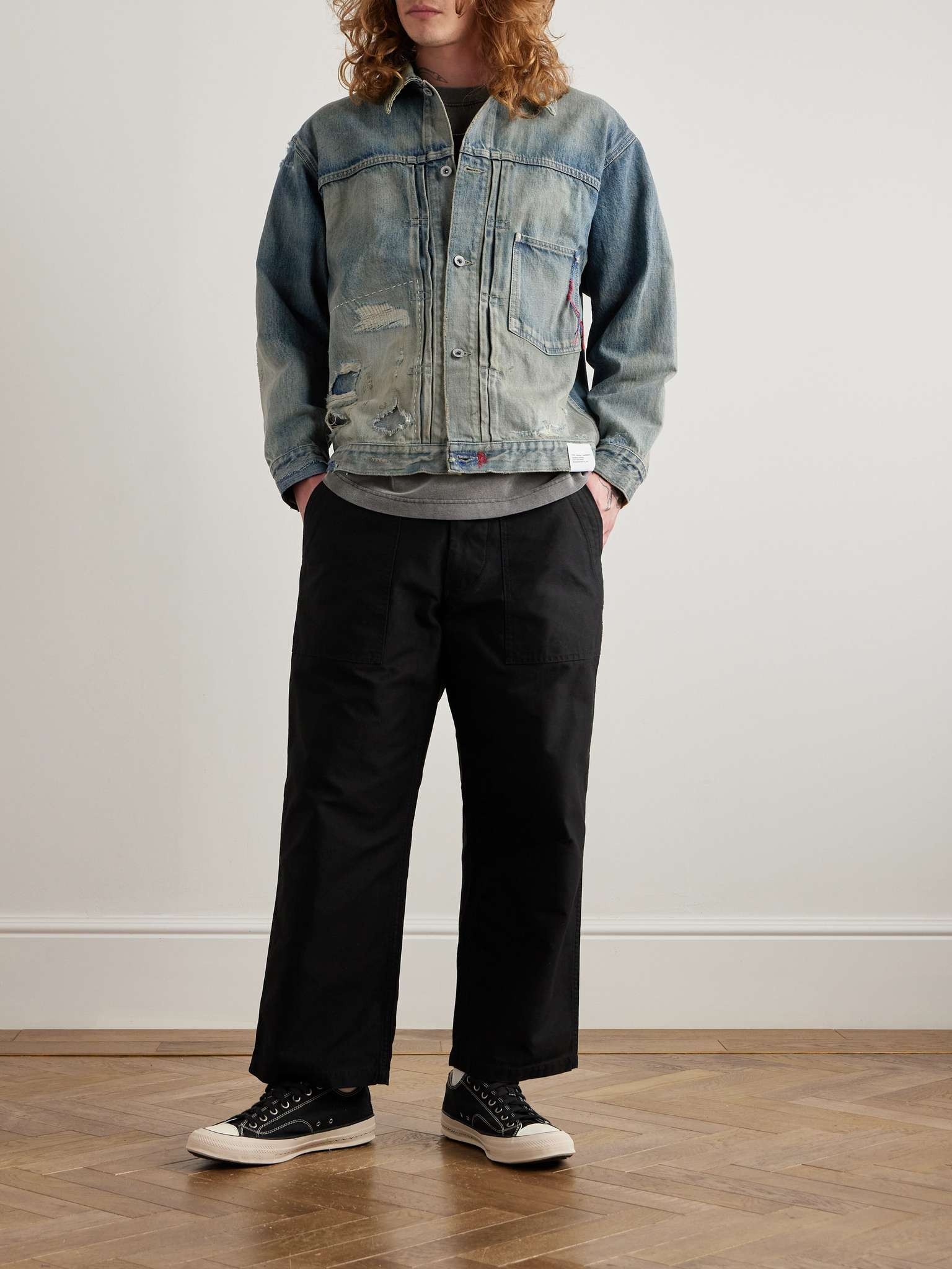 Savage Type-1 Distressed Denim Jacket - 2