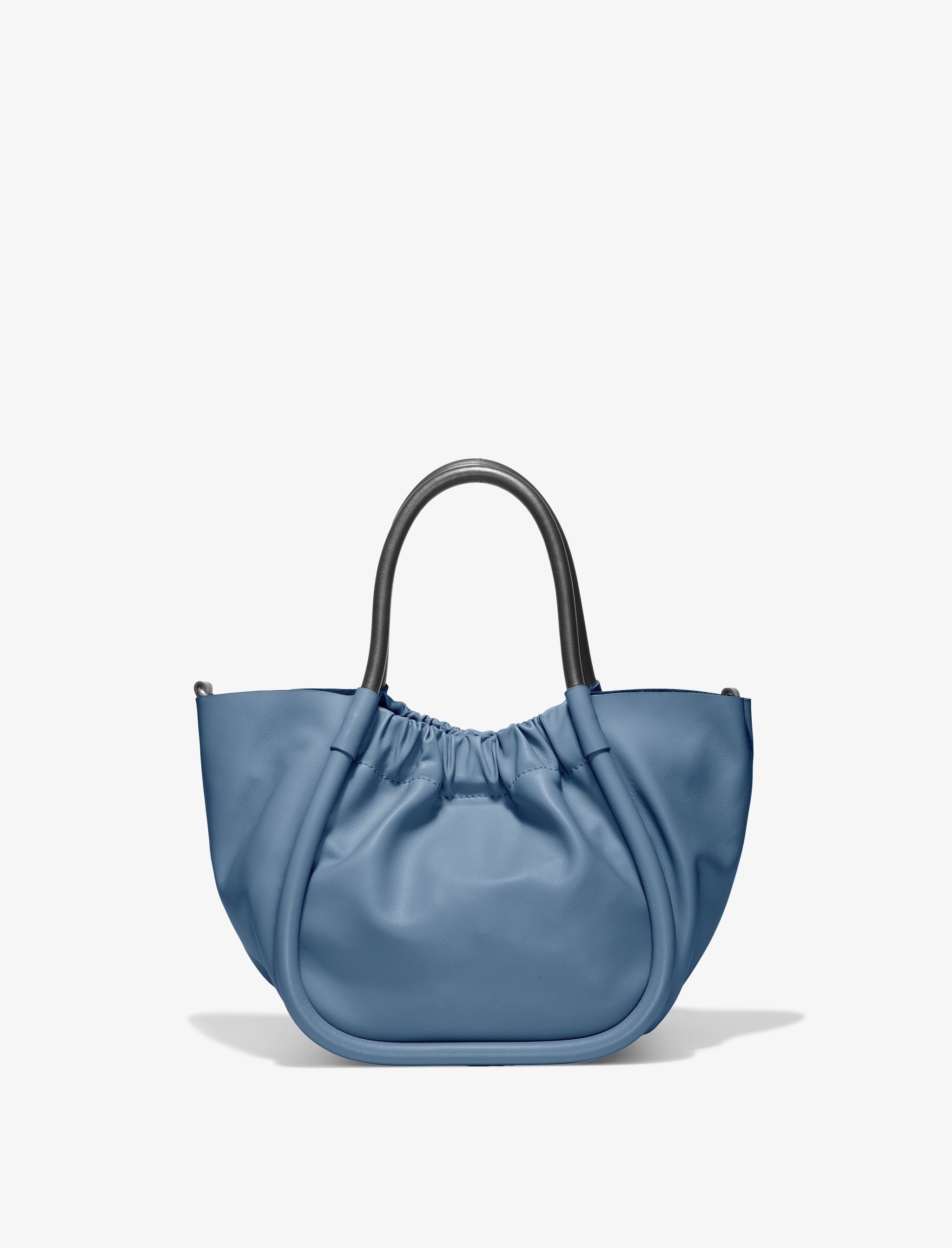 Small Ruched Crossbody Tote - 4