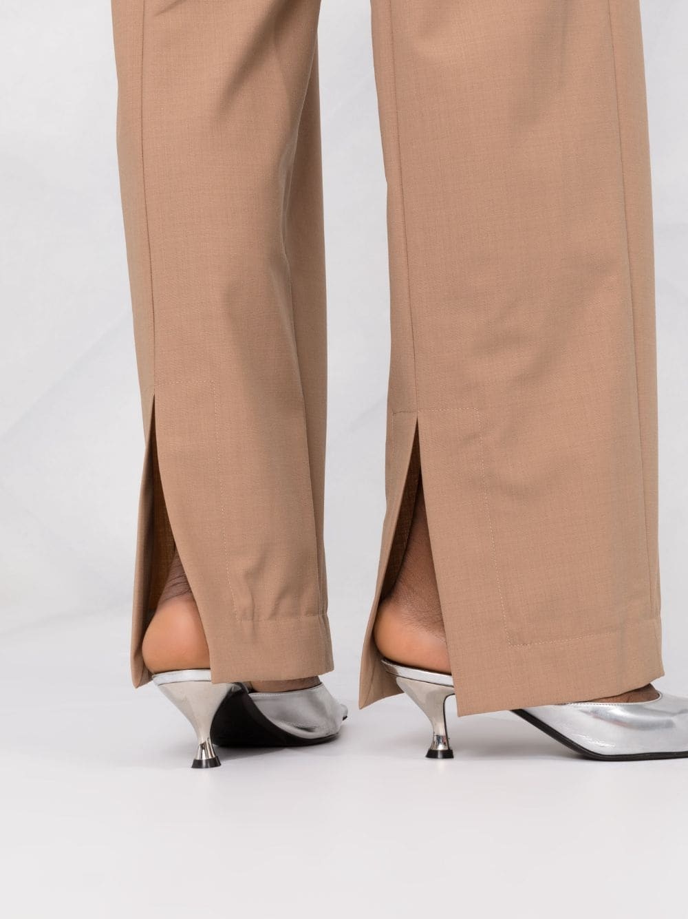 tailored wide-leg trousers - 3