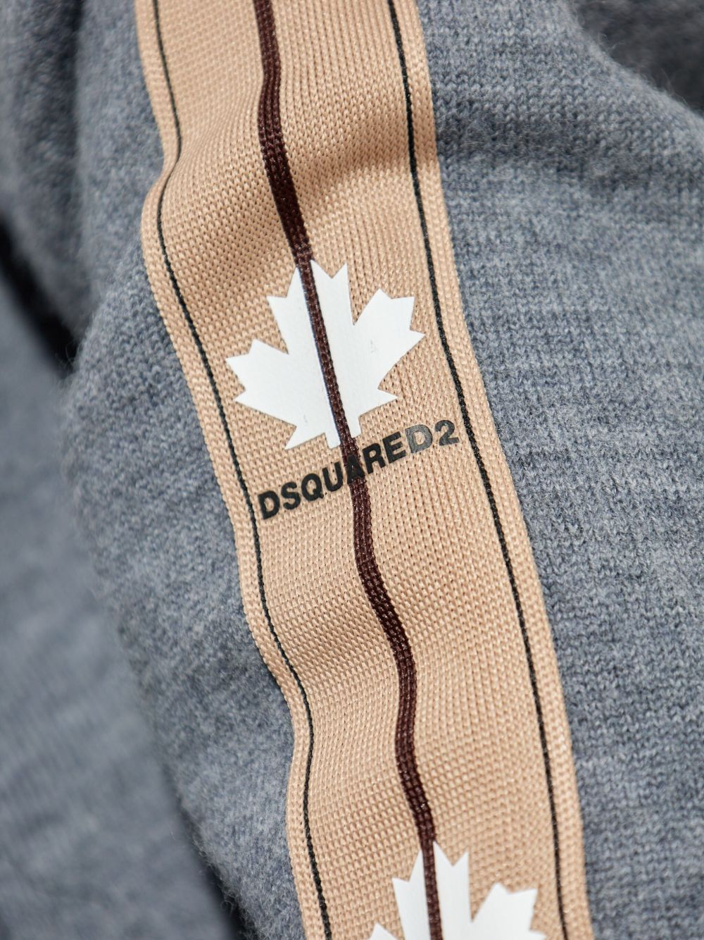 logo-print cardigan - 5