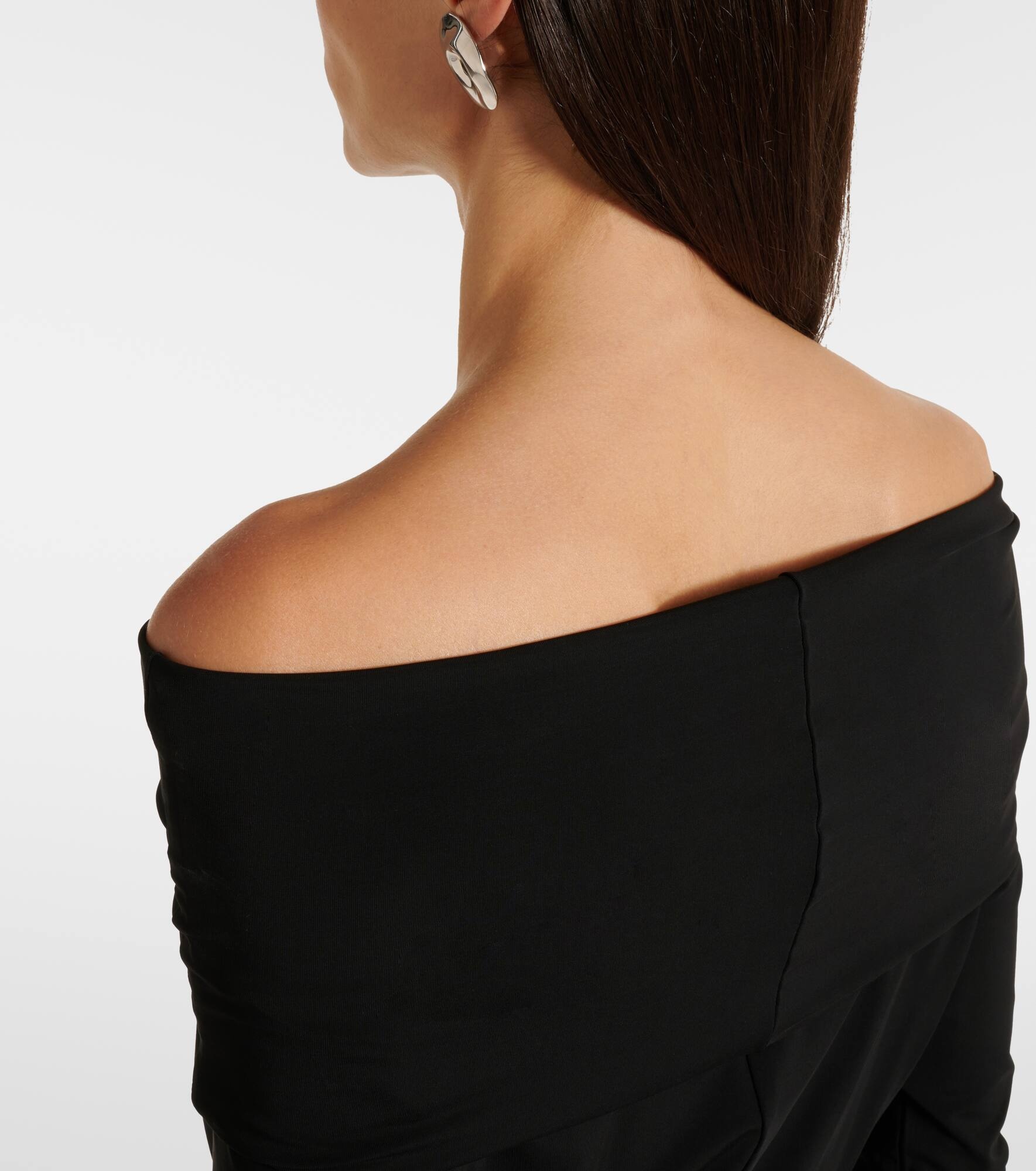Gerla off-shoulder jersey maxi dress - 6