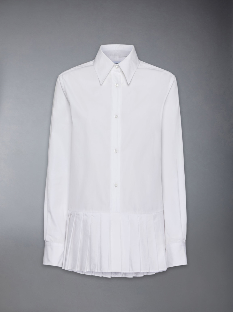 Poplin Pleated Easy Fit Shirt 6