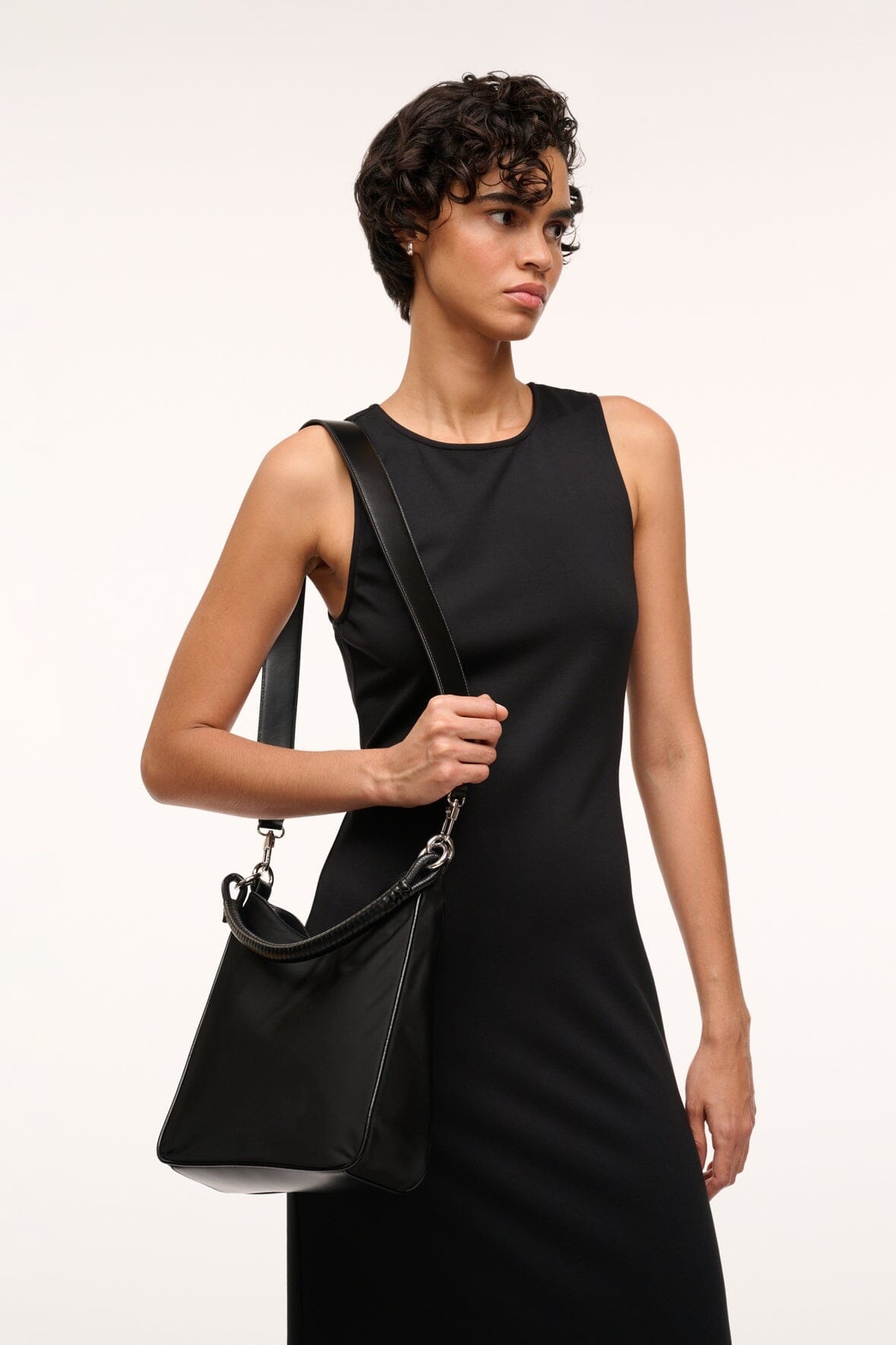 STAUD MEL BAG BLACK NYLON - 2