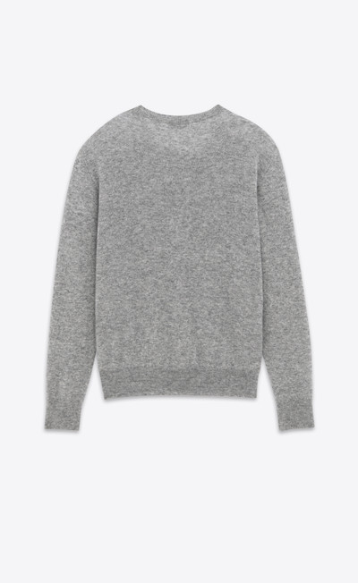 SAINT LAURENT sweater in cashmere and silk outlook