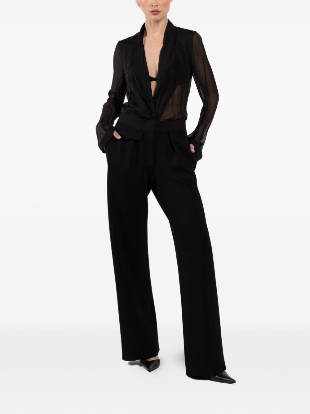 pleated pocket trousers - 2