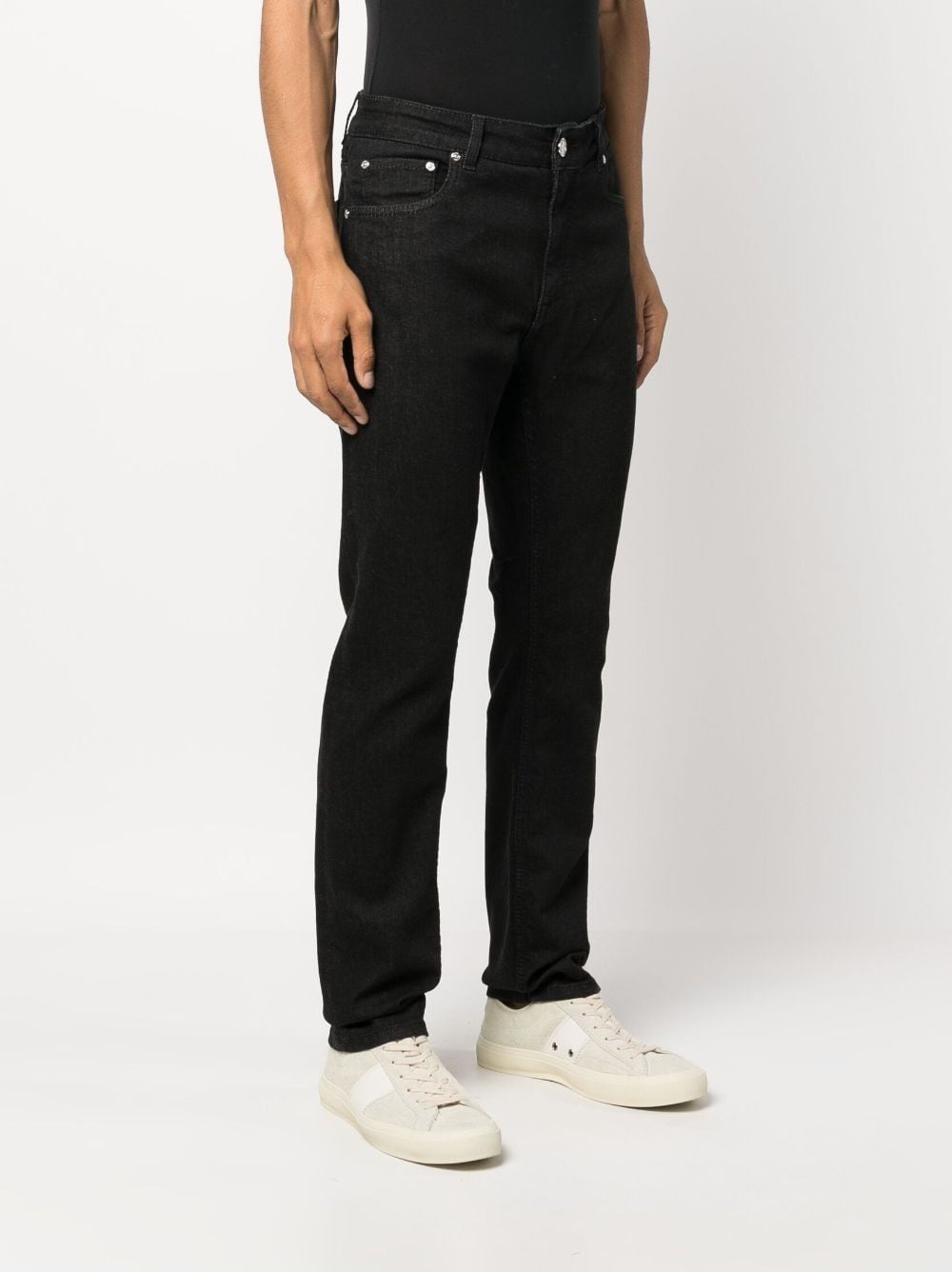 mid-rise straight-leg jeans - 3