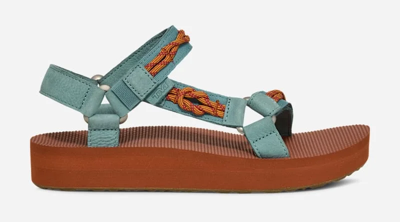 Women's Midform Universal Knotted Sandal in Smoke Blue - 1
