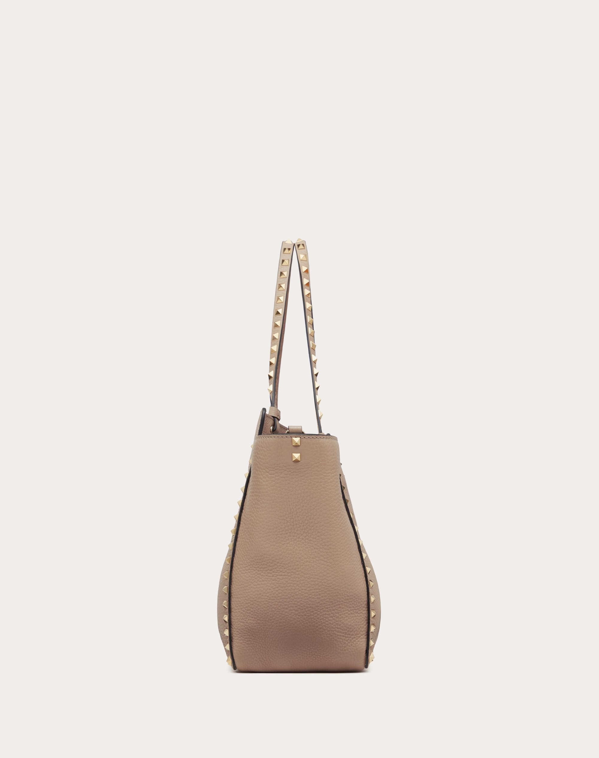 MEDIUM GRAINY CALFSKIN ROCKSTUD BAG - 5