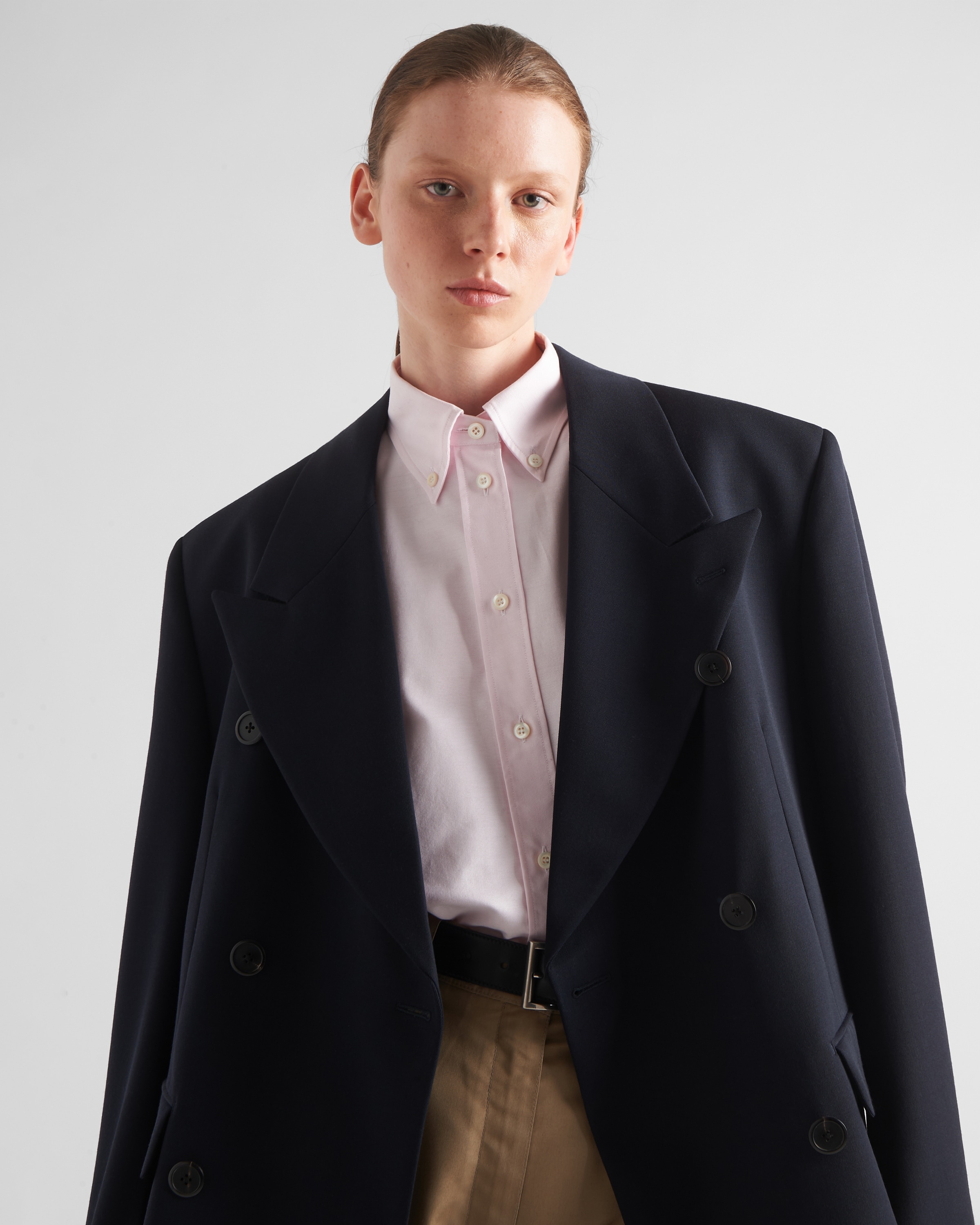 Embroidered Oxford cotton shirt - 4