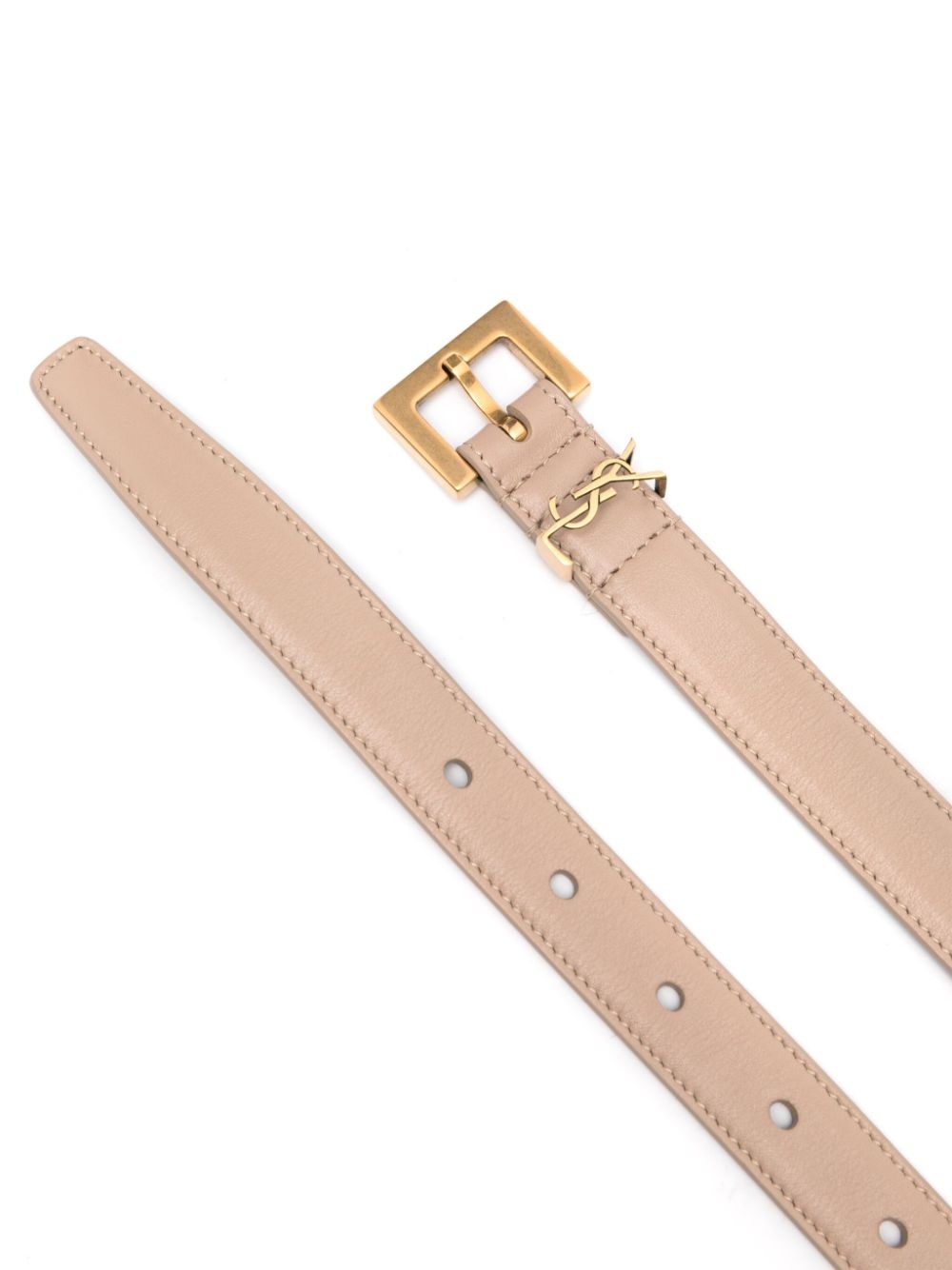 Monogram square-buckle belt - 2