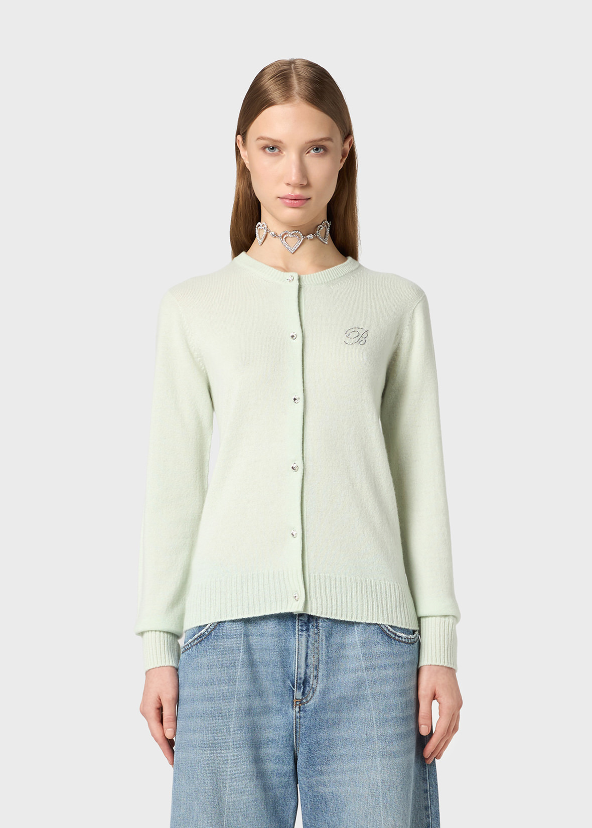 CASHMERE CARDIGAN WITH JEWEL BUTTONS - 3