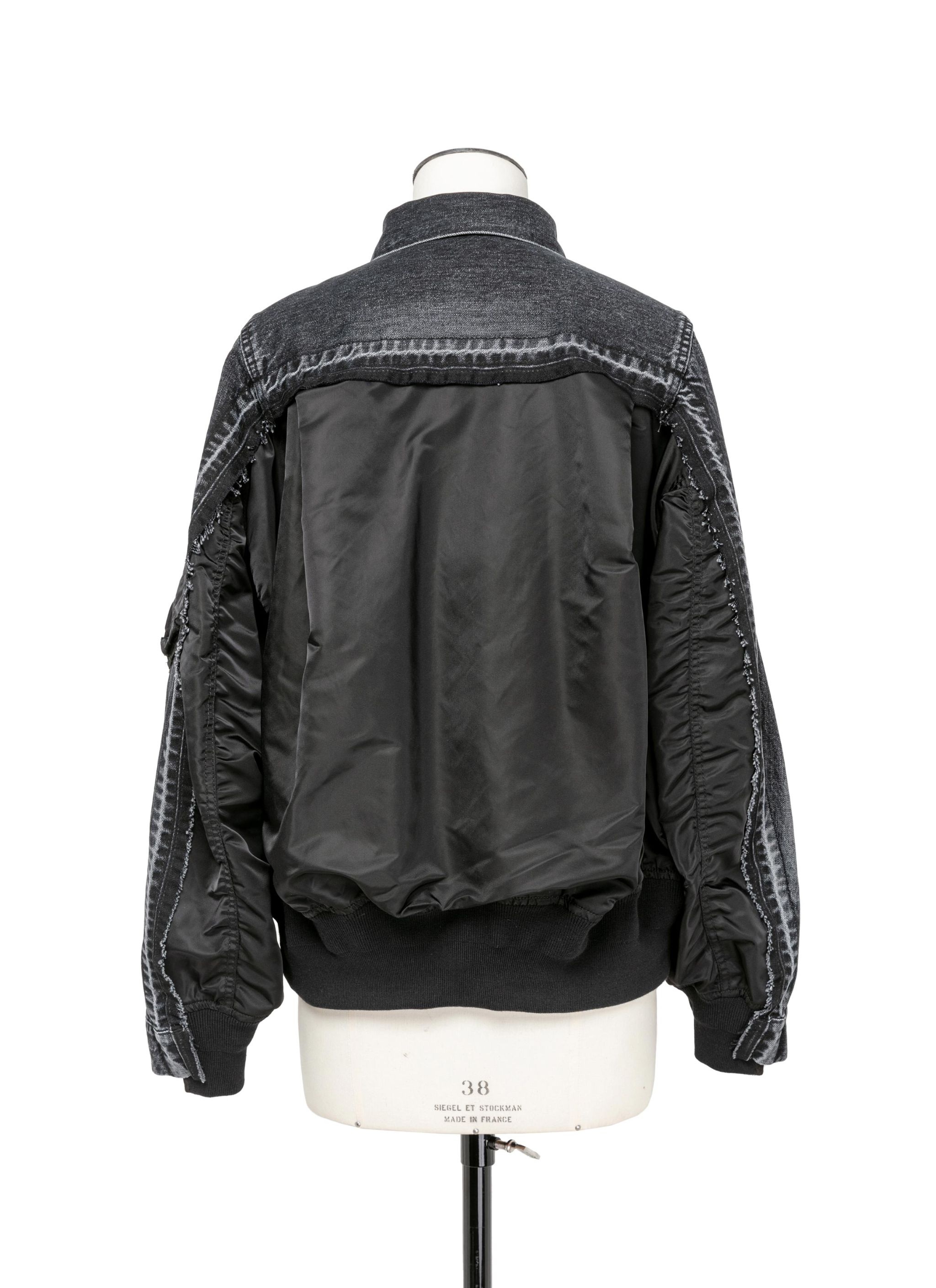 sacai Denim x Nylon Twill Jacket | REVERSIBLE