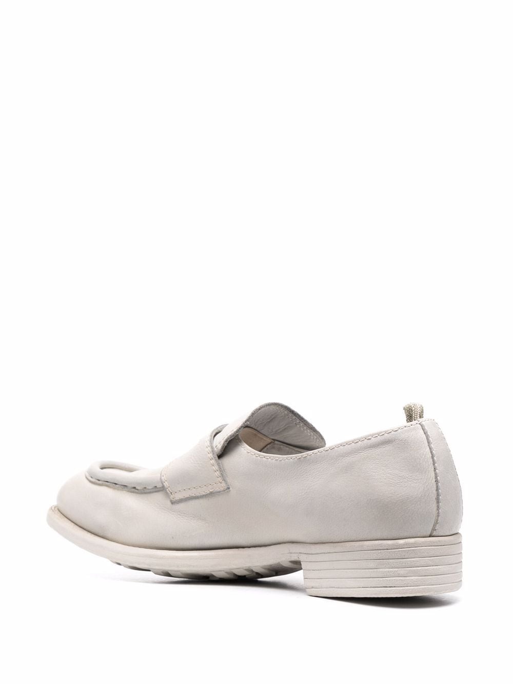 slip-on leather loafers - 3