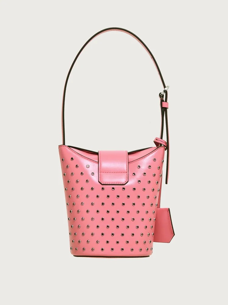 STUDDED TRIFOLIO SHOULDER BAG 3