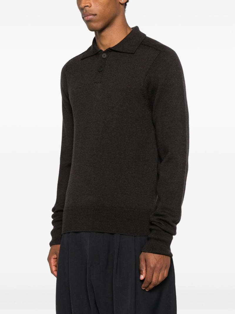 Studio Nicholson Sark polo two-button jumper outlook