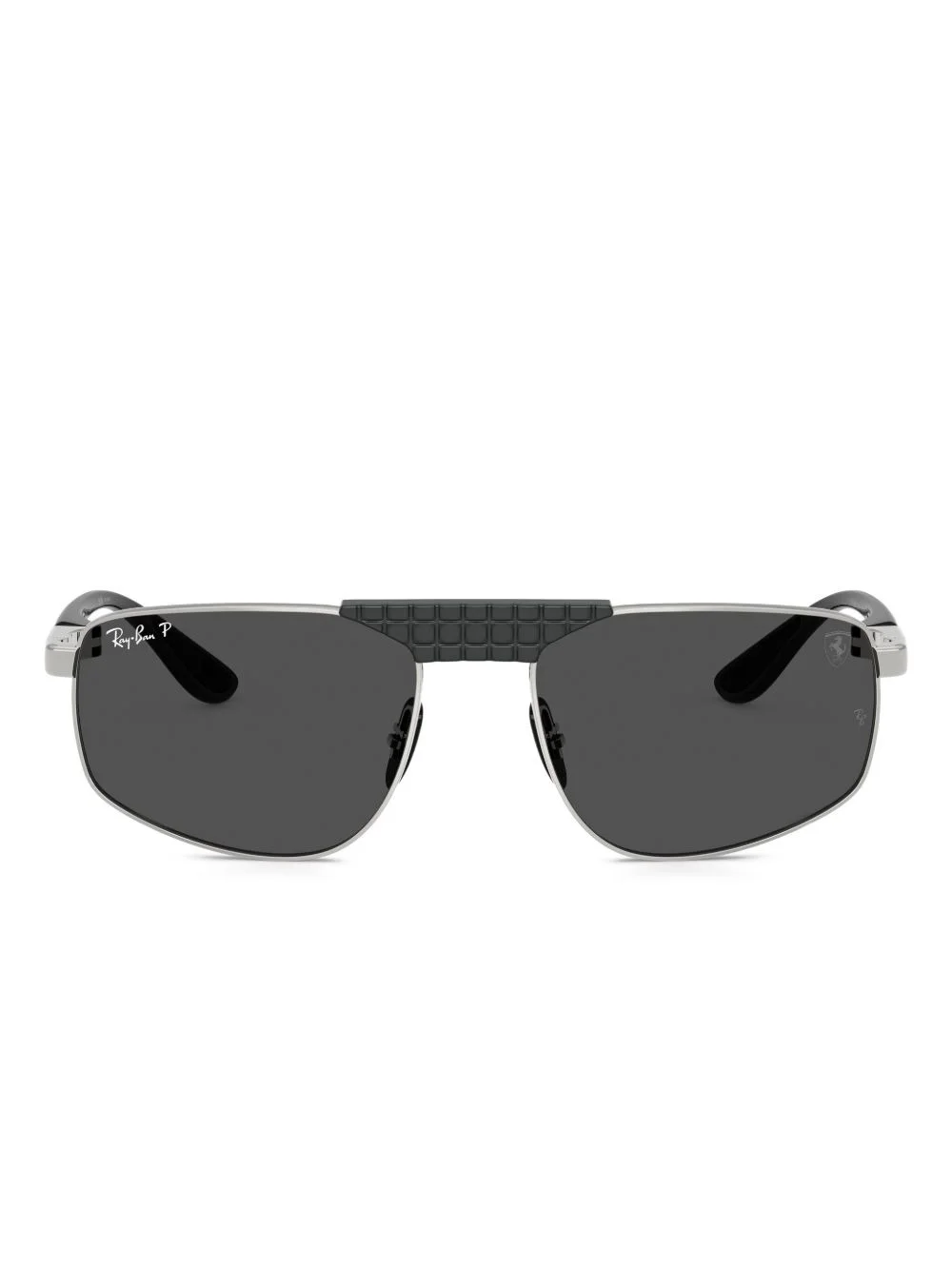 textured geometric sunglasses - 1