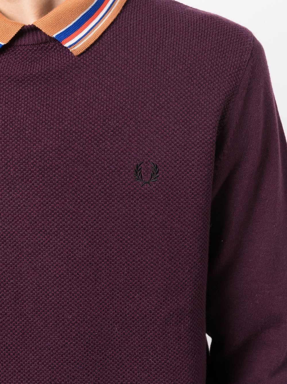 logo-embroidered crewneck jumper - 5