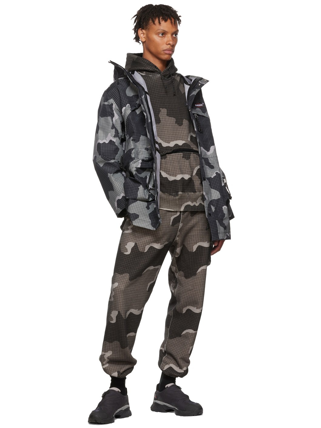 Gray Eastpak Edition Nylon Coat - 4