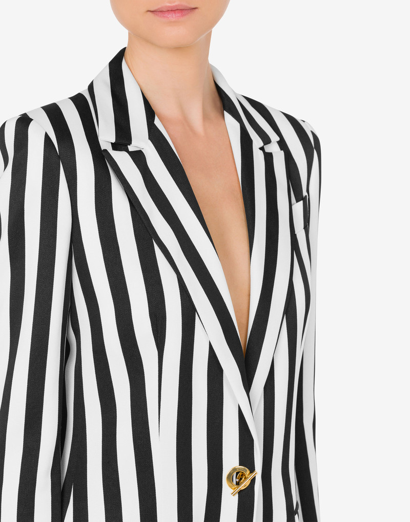 ARCHIVE STRIPES CADY JACKET 4