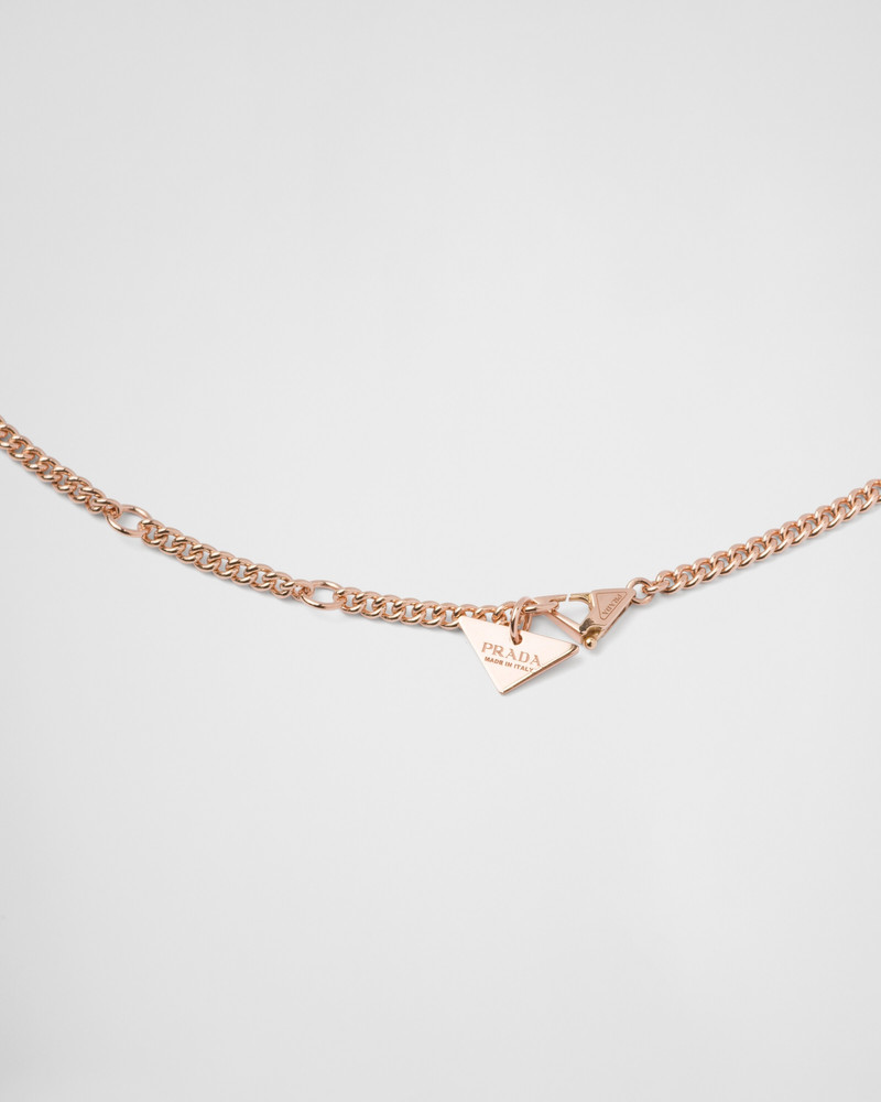 Eternal Gold pendant necklace in pink gold 4