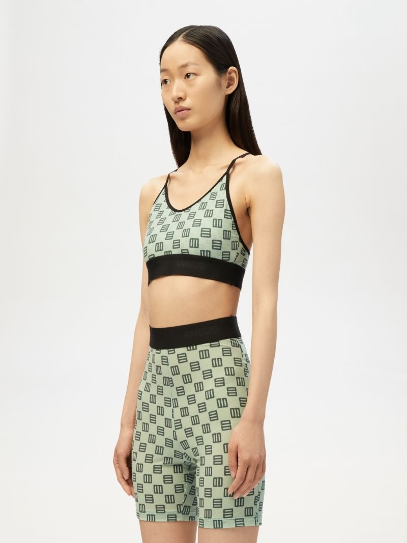 MONOGRAM BRA TOP - 4
