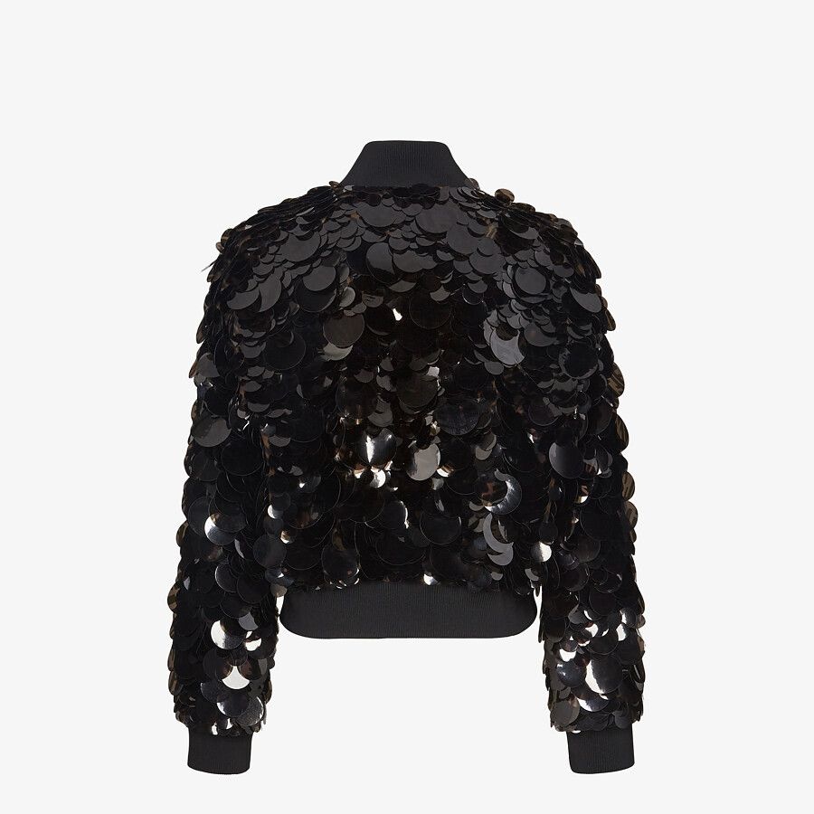 Bomber jacket with FF sequins. - 2