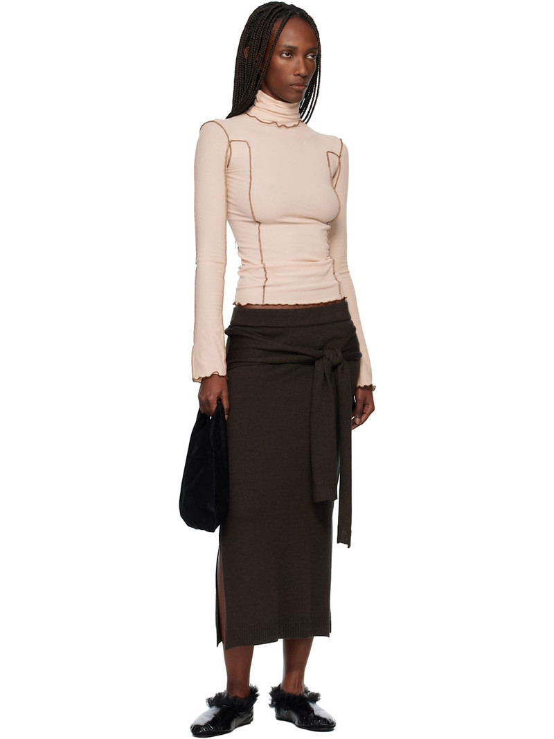 BASERANGE Pink Omato Turtleneck outlook