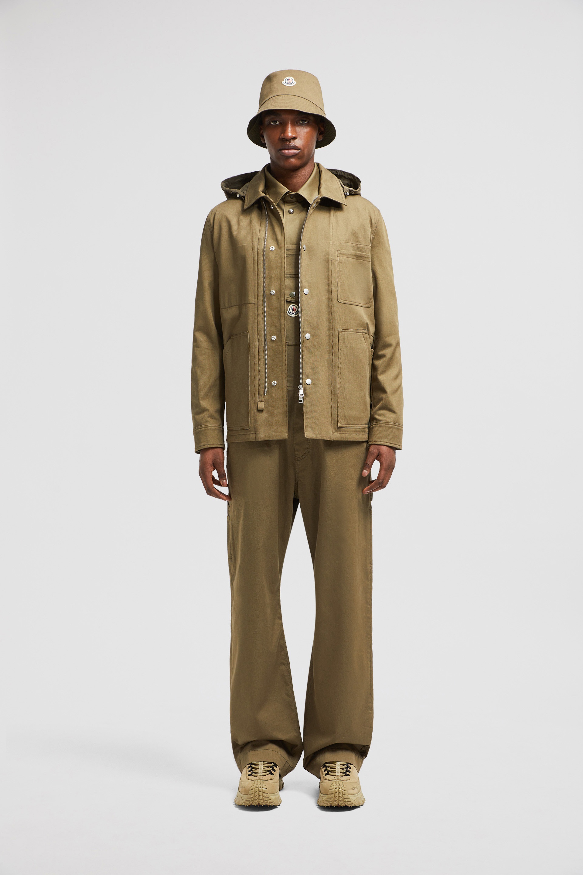Guerledan Hooded Cotton Shirt Jacket - 2