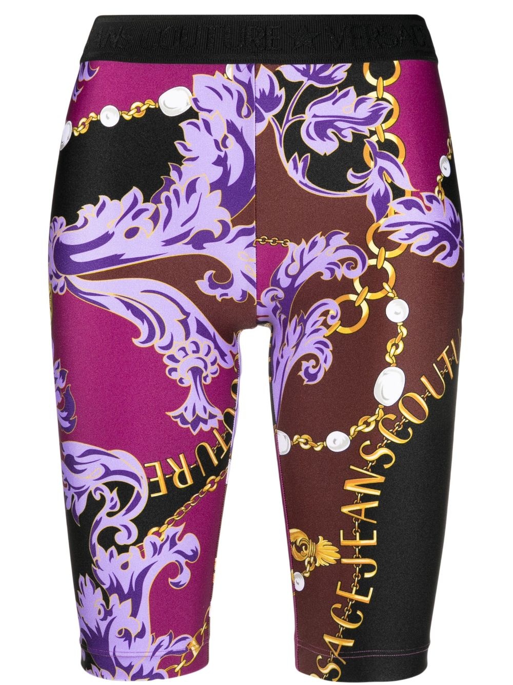 VERSACE JEANS COUTURE Baroque Couture-print cycling shorts