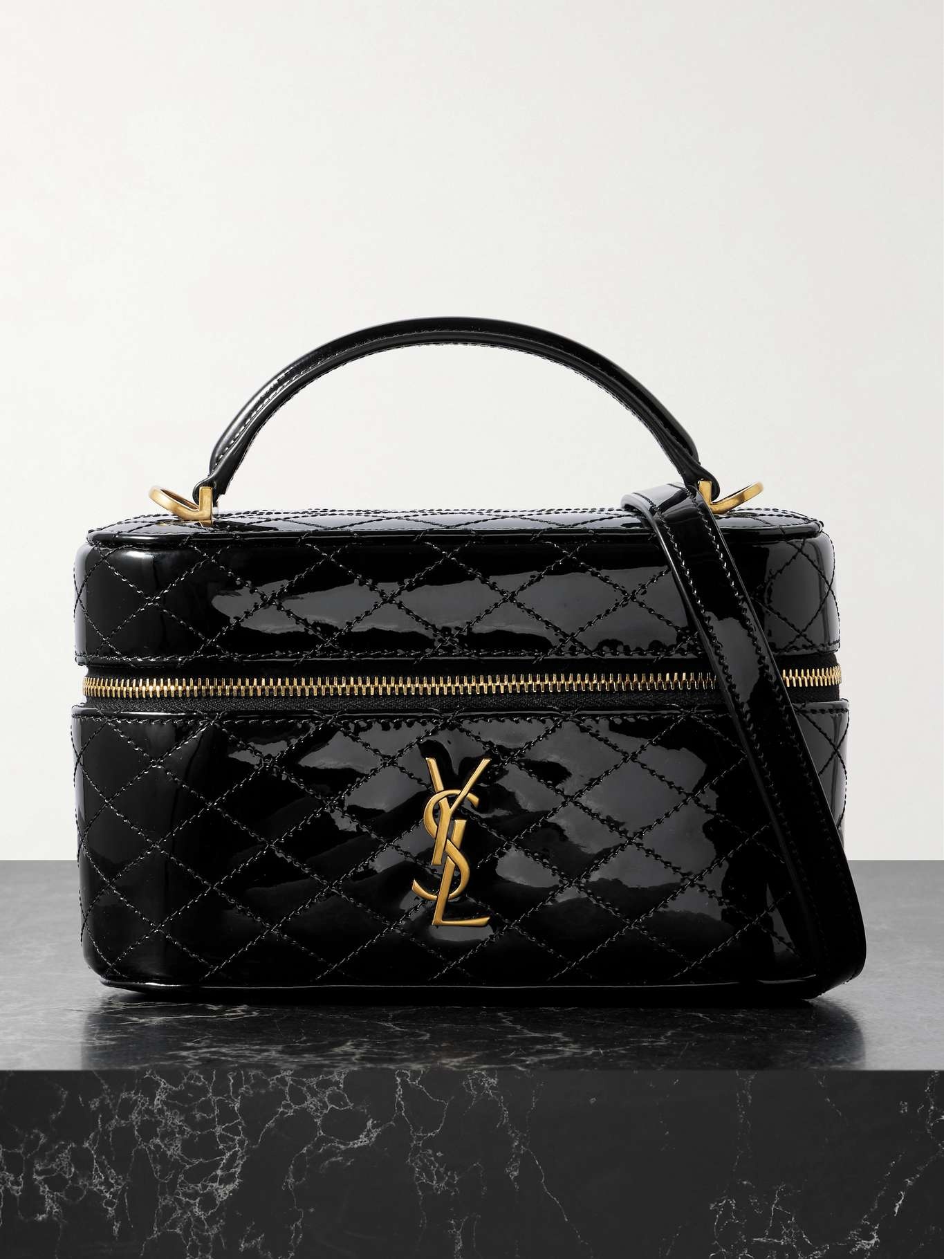 Gaby Vanity patent-leather shoulder bag - 1