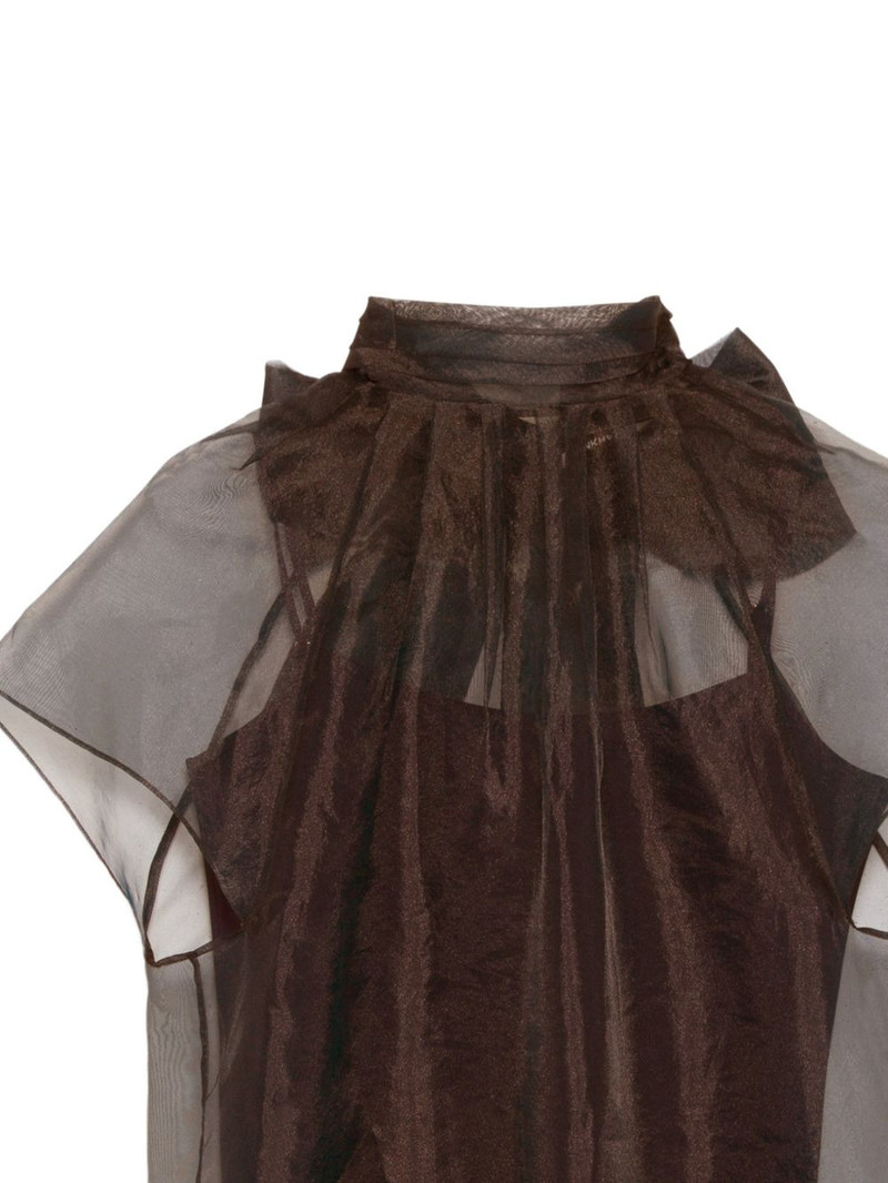 SIMKHAI ruffled collar mini dress outlook