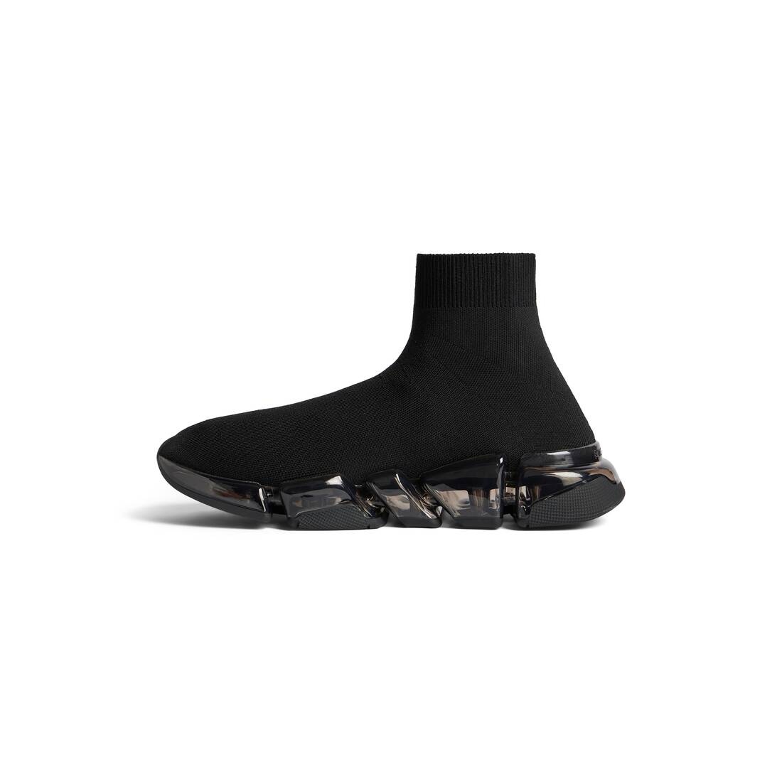 Women's Speed 2.0 Full Clear Sole Recycled Knit Sneaker  in Black - 4