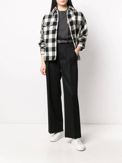 AMI Paris oversized checkered buttoned jacket outlook