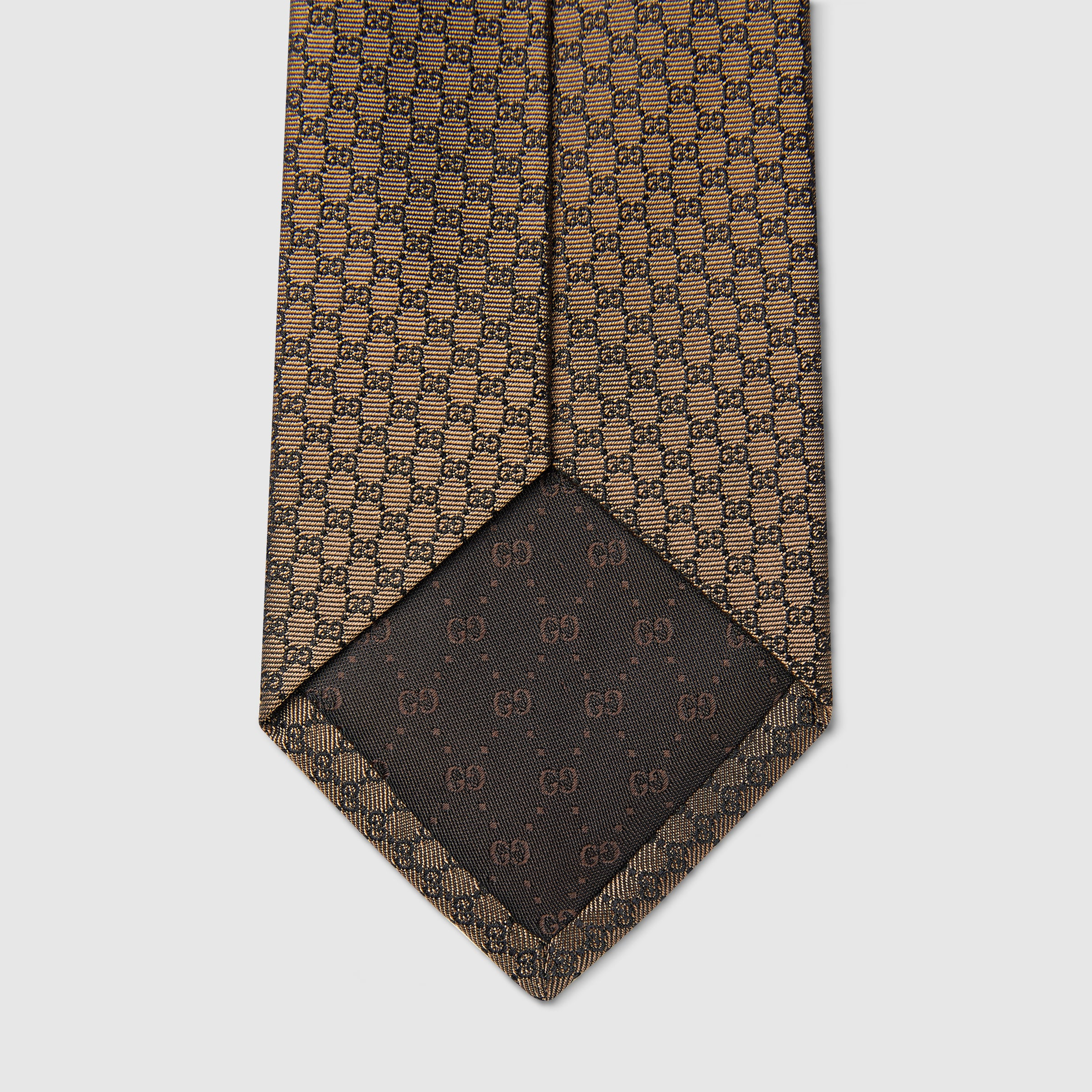GG silk jacquard tie - 5