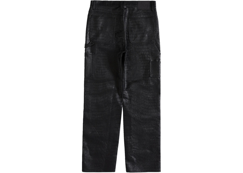 Supreme Supreme Faux Croc Painter Pant Black outlook
