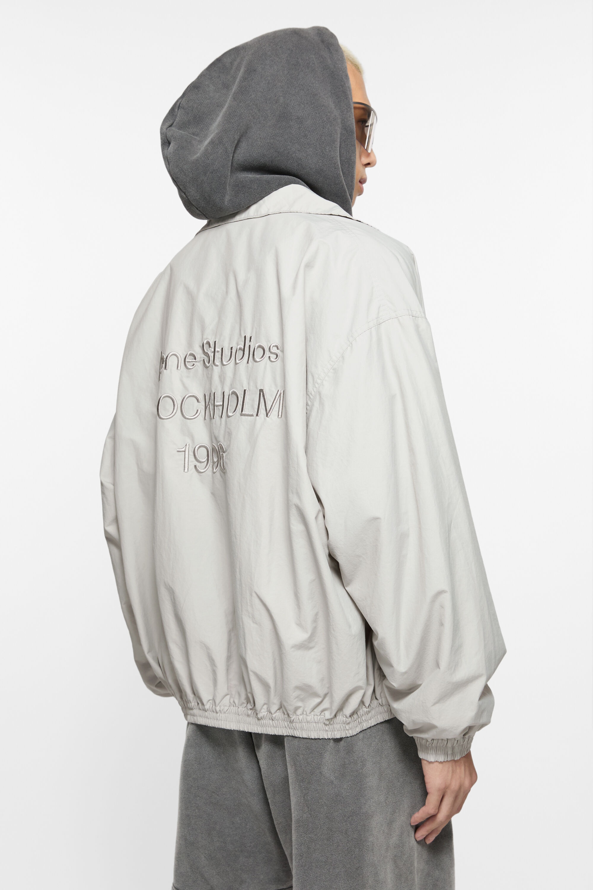 Logo jacket - Grey - 5