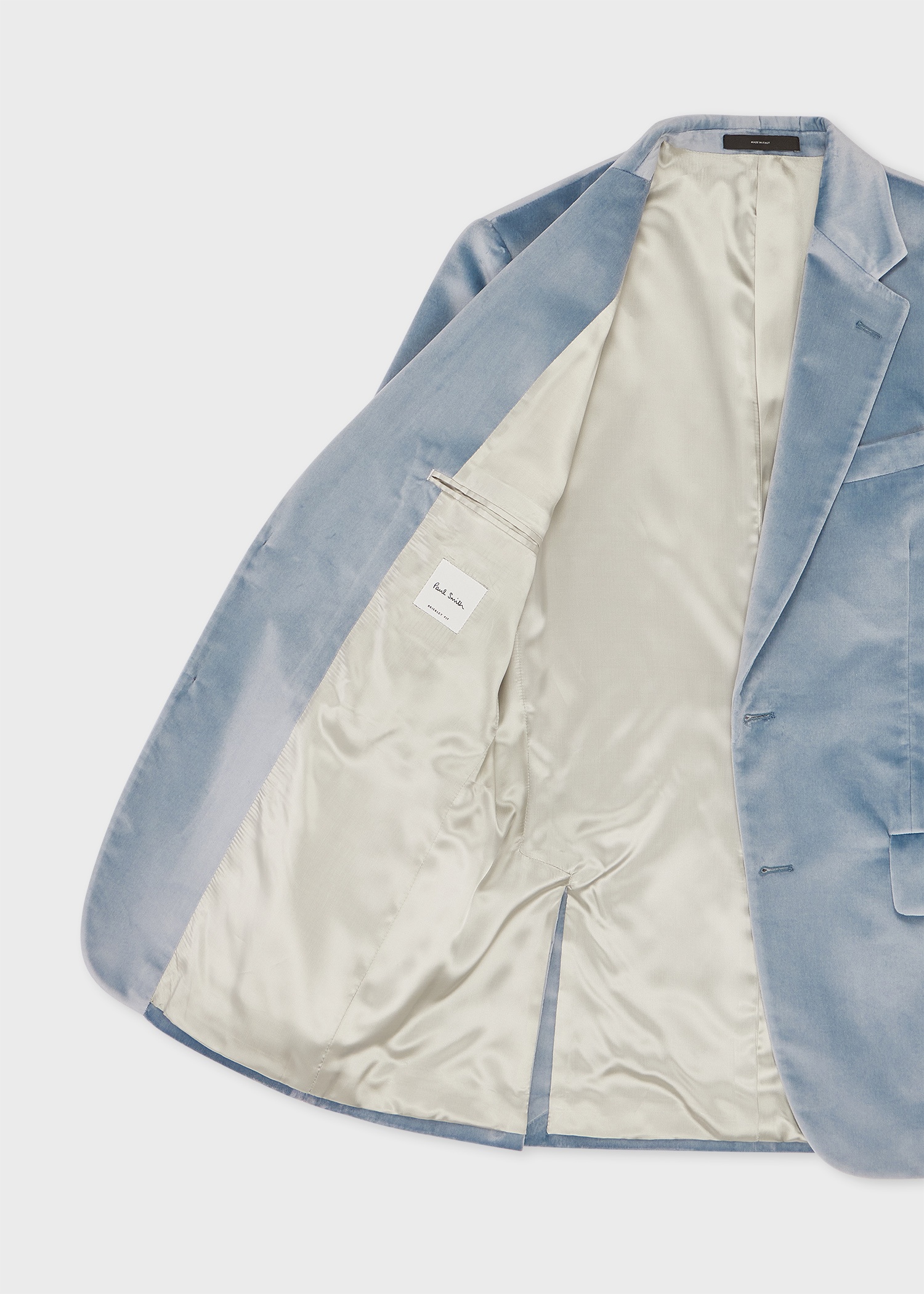 The Brierley - Sky Blue Velvet Blazer - 2