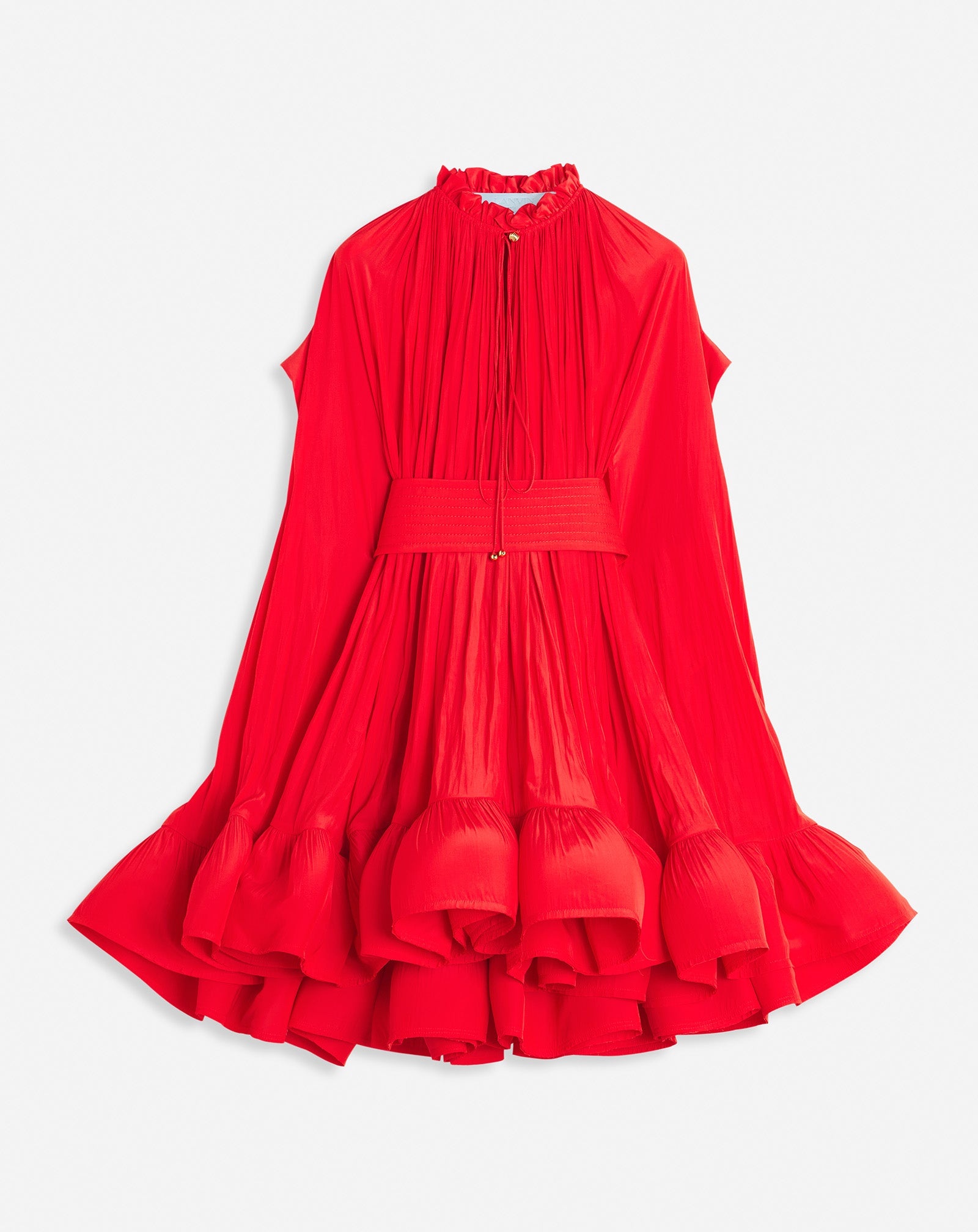 Lanvin SHORT CHARMEUSE DRESS