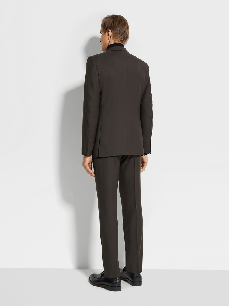 DARK BROWN OASI CASHMERE SUIT 4