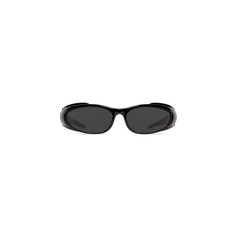 Reverse Xpander Rectangle Sunglasses  in Black 1