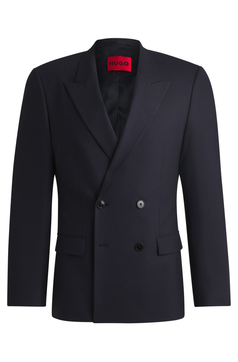 SLIM-FIT JACKET IN WOOL STRETCH POPLIN 1