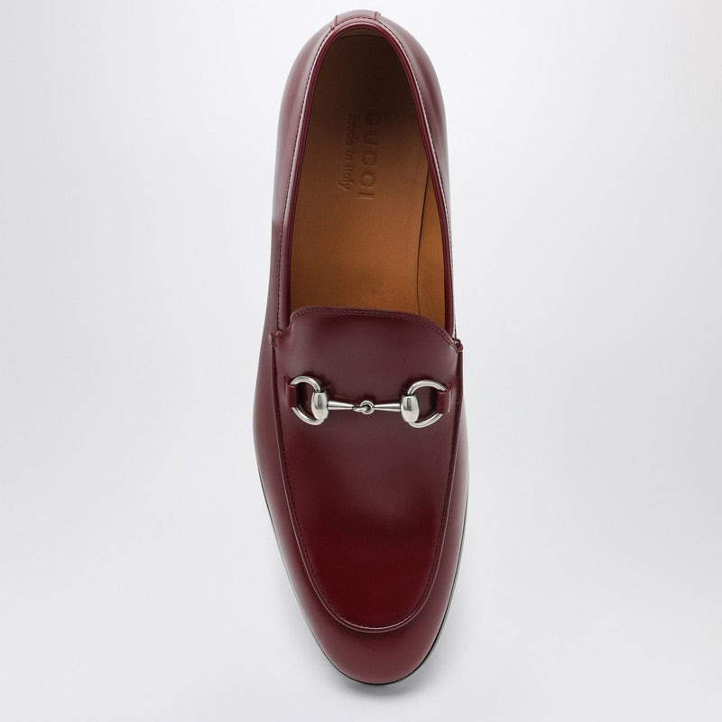 Gucci Rosso Ancora Leather Moccasin With Horsebit Men - 3