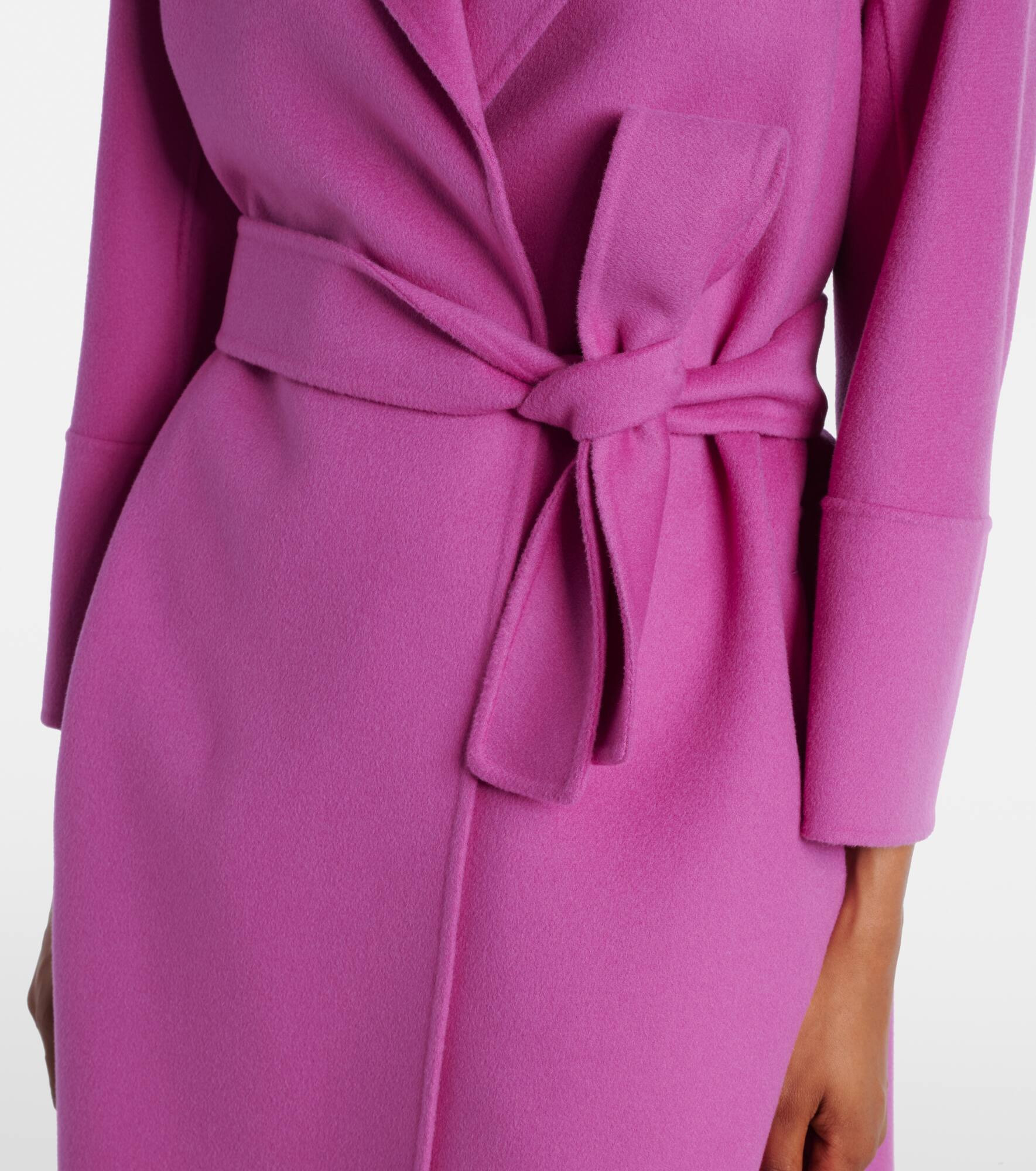Arona belted virgin wool coat - 5