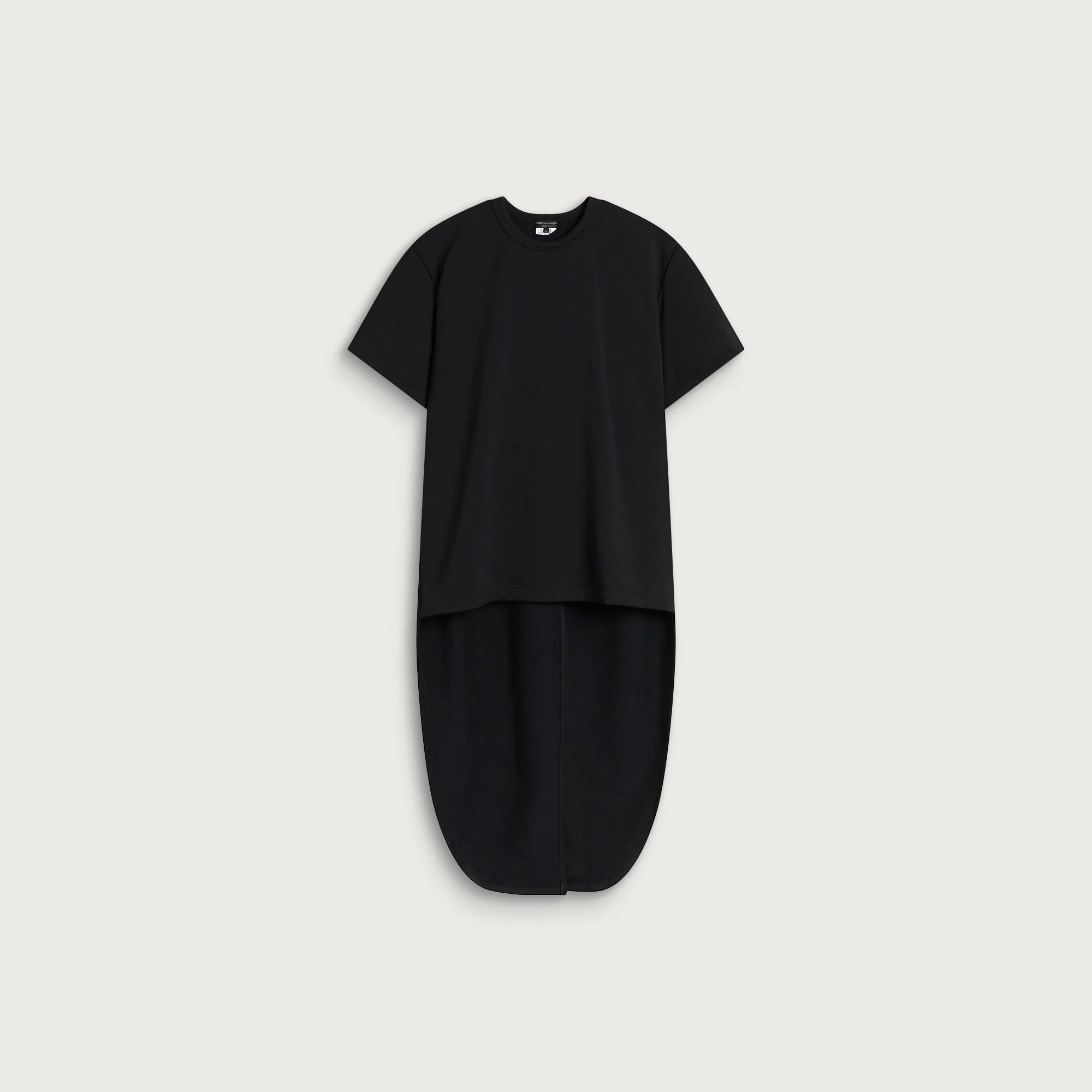 Comme des Garçons Homme Plus Cotton Blend Drop Hem T-Shirt - 1