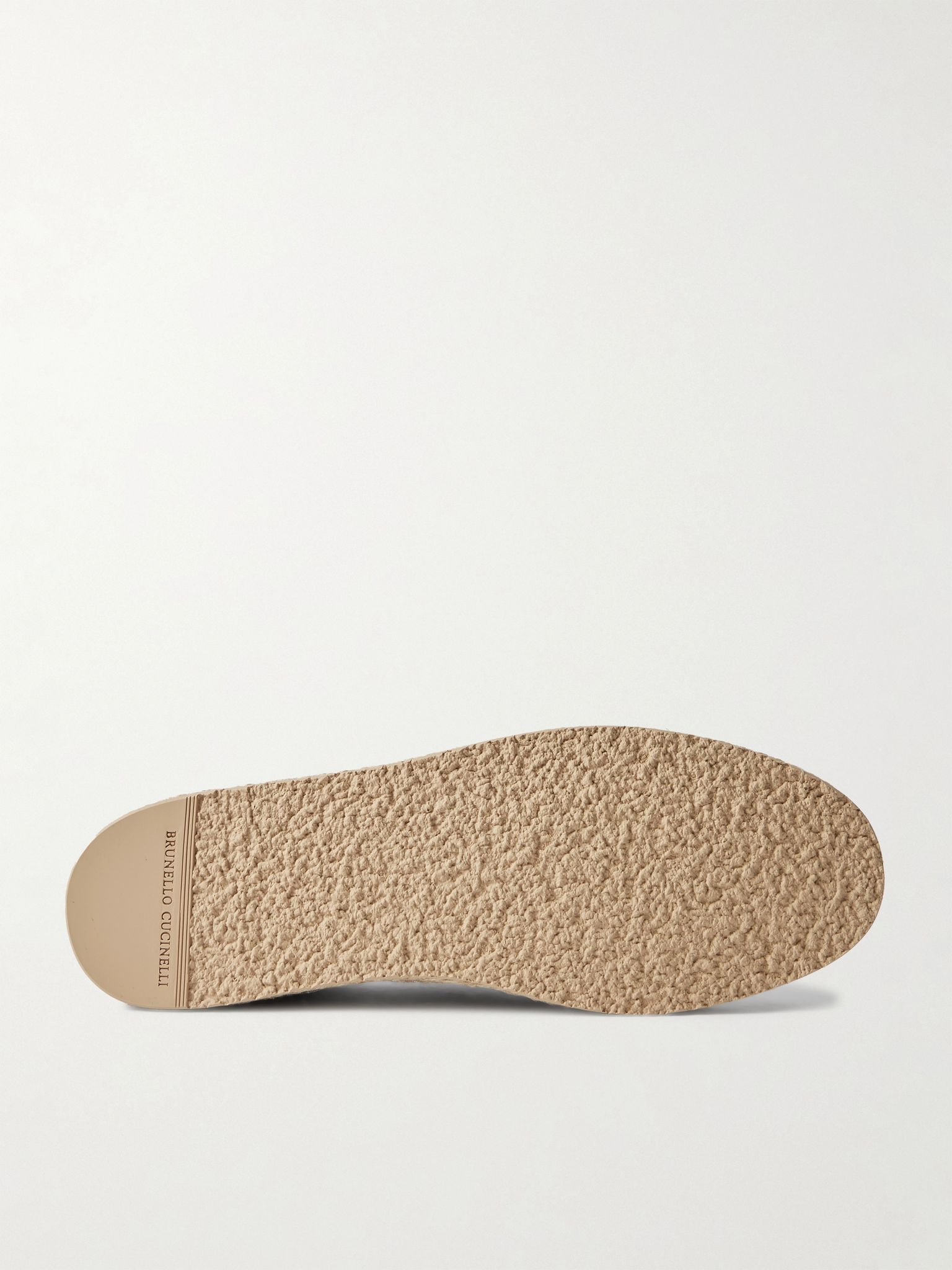 Suede Espadrilles Taupe - 3