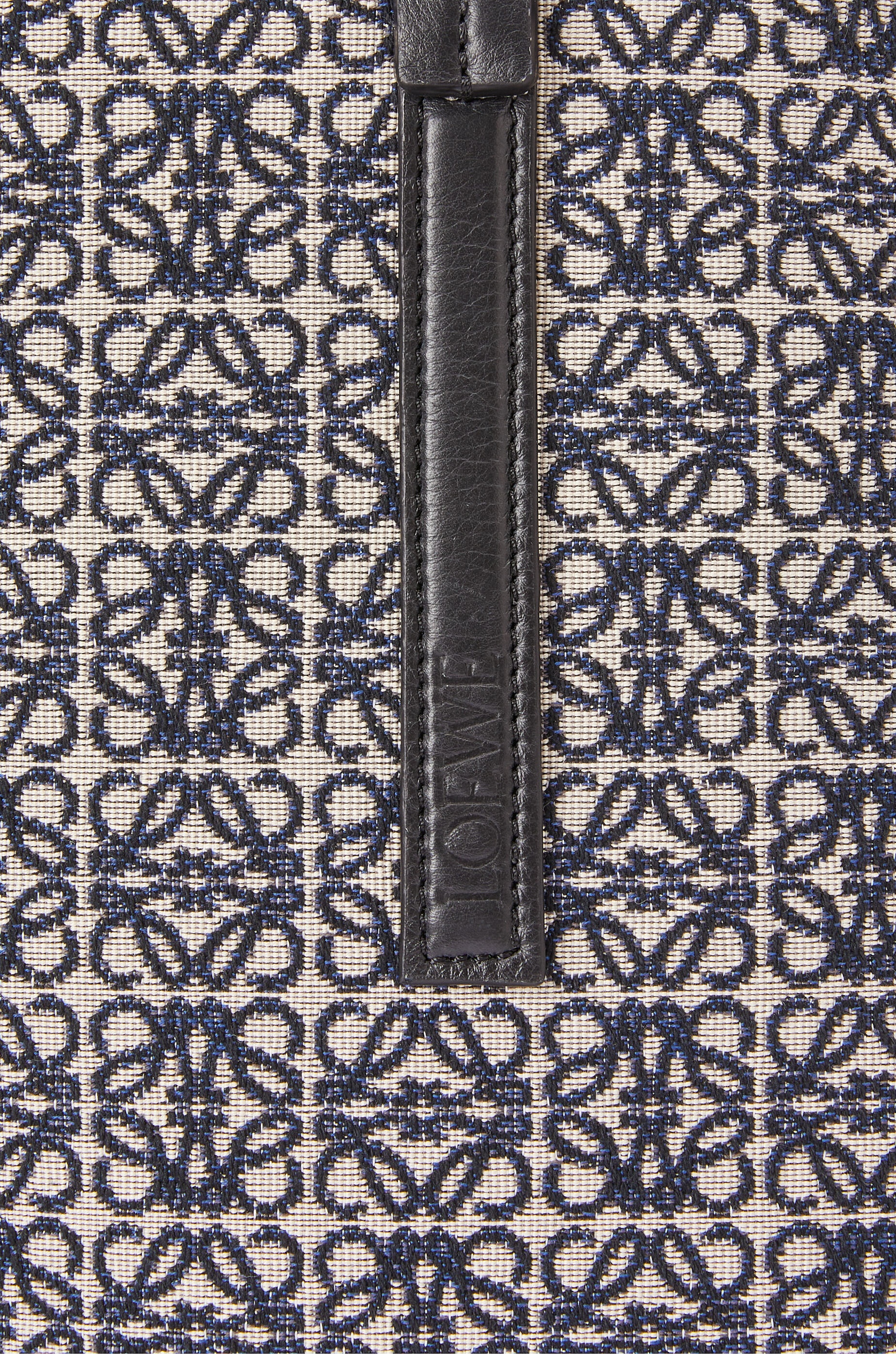 T Tote bag in Anagram jacquard and calfskin - 6